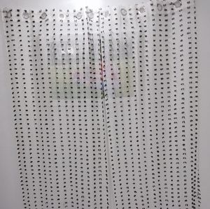 JUICY COUTURE BLACK WHITE GRAY SHEER CURTAINS PANELS 2 TYPES OF SETS HOME WINDOW